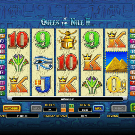 Queen of the Nile 2 – Freispiele wählbar!