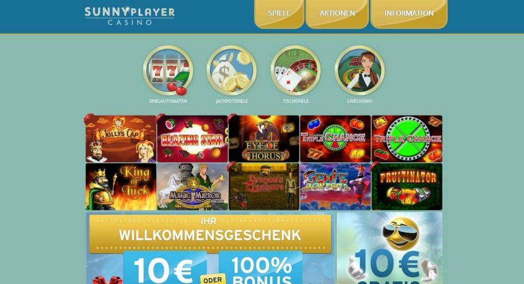 sunnyplayer casino online