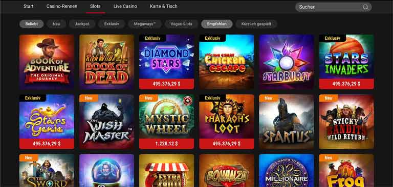 pokerstars casino spiele