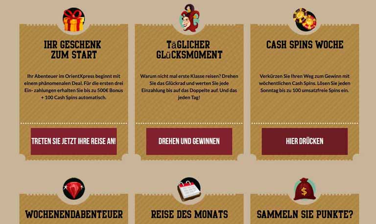 orientxpress casino bonus