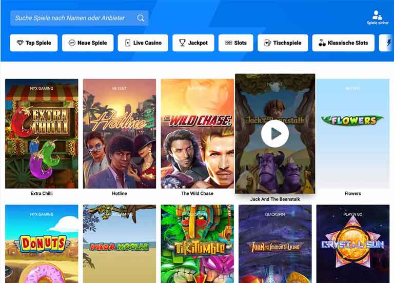 thrills casino spiele