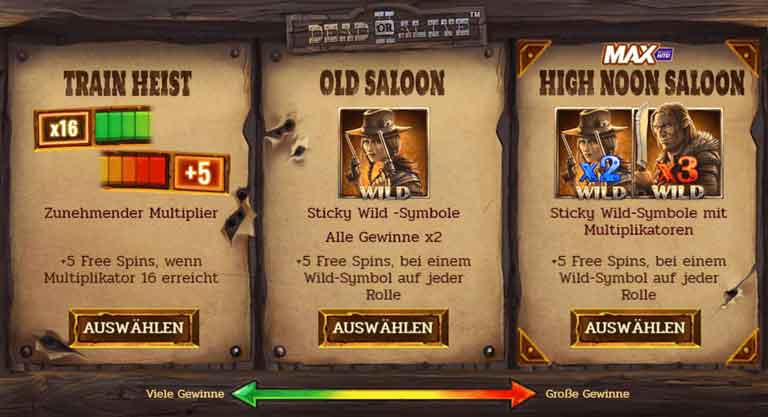 Free Spins Feature vom Dead or Alive 2 Slot