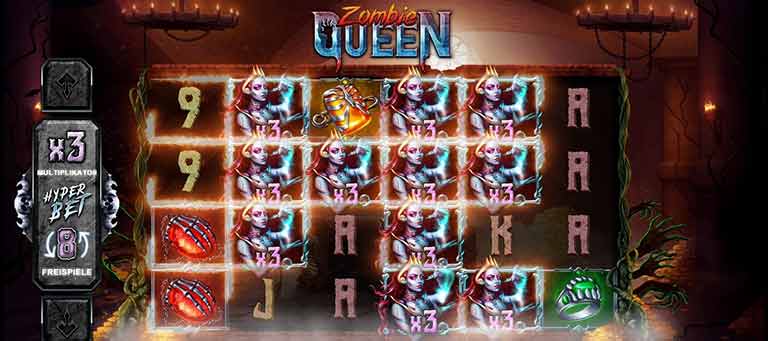 zombie queen slot sticky wild