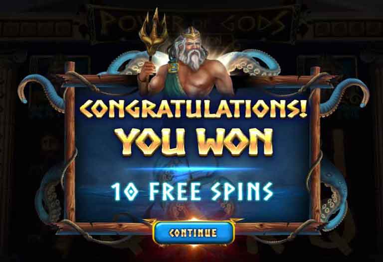 power of gods the pantheon slot kraken free spins