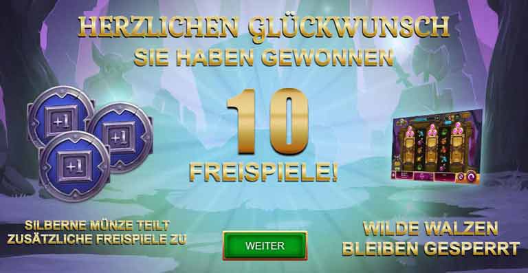 Re-Spin Feature im Wildcraft Slot