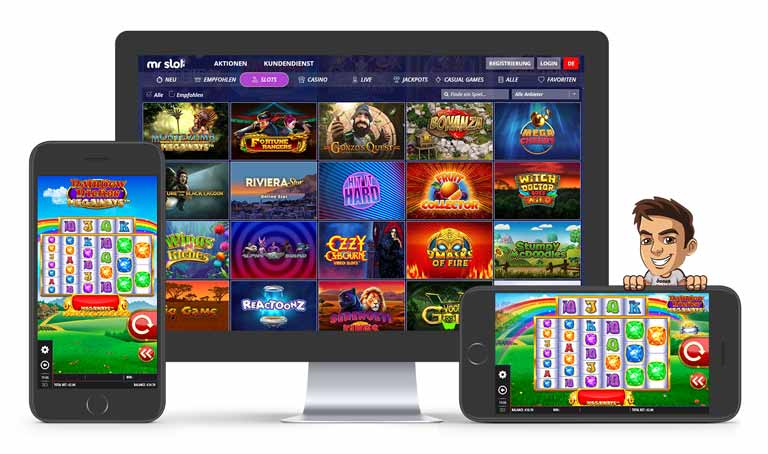 Die Spieleauswahl im Mr Slot Casino